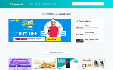 shoppingcodez.com screenshot