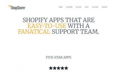 shopstorm.com screenshot