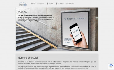 shortdial.cl screenshot