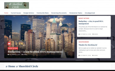 shorebirdcircle.org screenshot