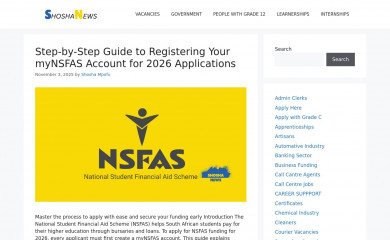 shoshanews.co.za screenshot