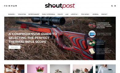 shoutpost.com screenshot