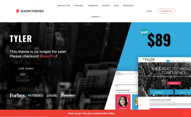 http://www.showthemes.com/new-event-wordpress-theme-tyler screenshot