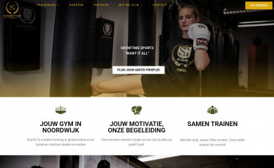showtimegym.nl screenshot