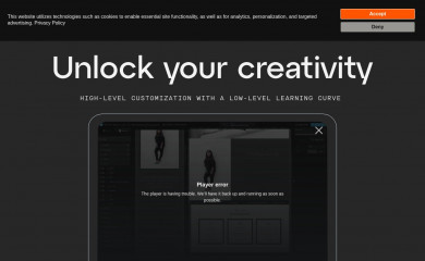 https://showit.com/ screenshot