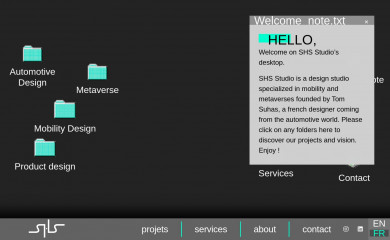 shsstudio.fr screenshot