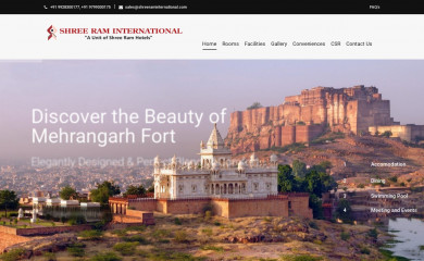 shreeraminternational.com screenshot