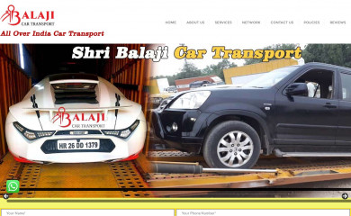 shribalajicartransport.com screenshot