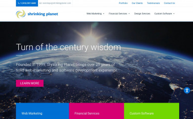 shrinkingplanet.com screenshot