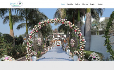 shyamshankardecorators.com screenshot