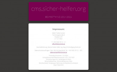 sicher-helfen.org screenshot