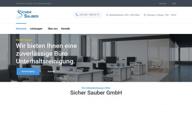 sicher-sauber.at screenshot