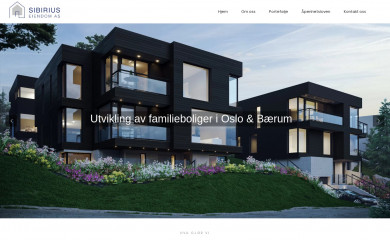 sibiriuseiendom.no screenshot