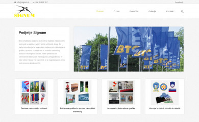 signum.si screenshot