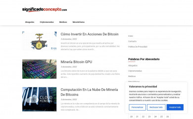 significadoconcepto.com screenshot
