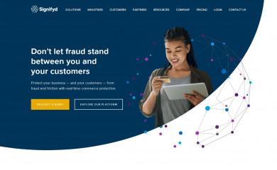 signifyd.com screenshot