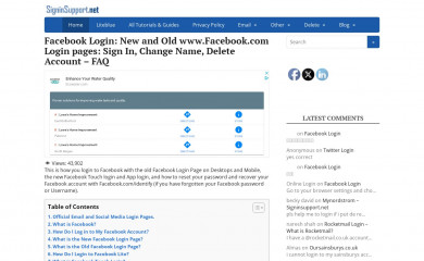 signinsupport.net screenshot