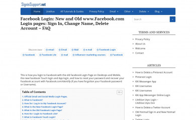 signinsupport.net screenshot