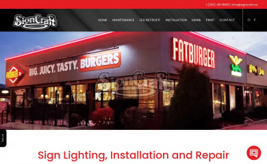 signlightingservice.com screenshot