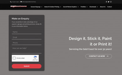 signsations.com.au screenshot