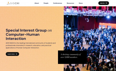 sigchi.org screenshot