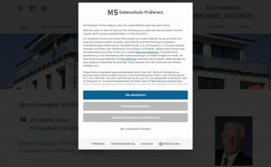 sigusch-steuerberater.de screenshot