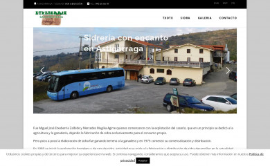 sidreriaetxeberria.com screenshot