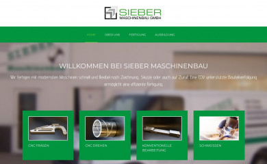 sieber-maschinenbau.de screenshot