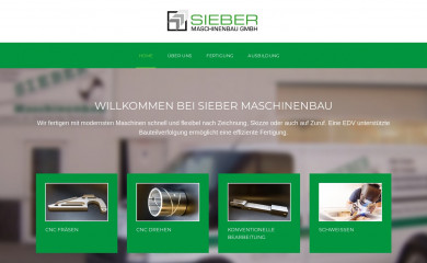 sieber-maschinenbau.de screenshot