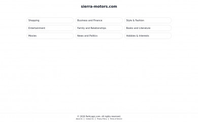 sierra-motors.com screenshot