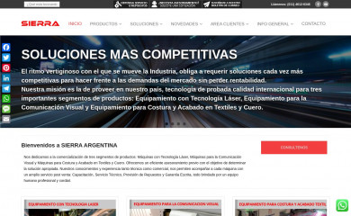 sierra.com.ar screenshot