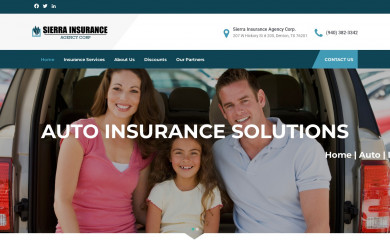 sierraagency.com screenshot