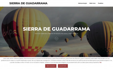 sierraguadarrama.com screenshot