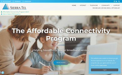 sierratel.com screenshot