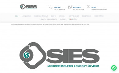 siesmex.com screenshot