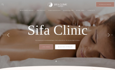 sifaclinic.nl screenshot