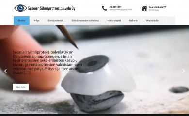 silmaproteesipalvelu.fi screenshot