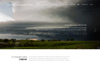 silencioarquitectos.com screenshot