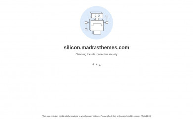 https://silicon.madrasthemes.com/ screenshot