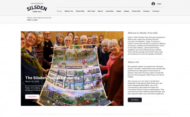 silsdentownhall.org.uk screenshot