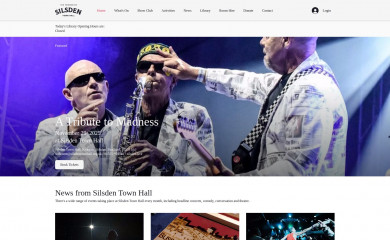 silsdentownhall.org.uk screenshot