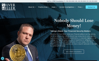 silvermillerlaw.com screenshot