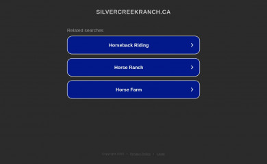 silvercreekranch.ca screenshot