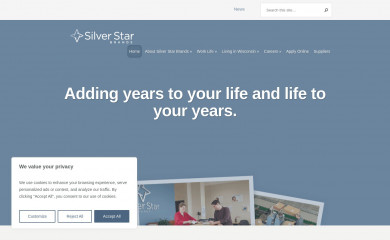 silverstarbrands.com screenshot