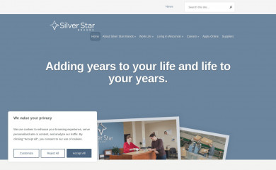 silverstarbrands.com screenshot