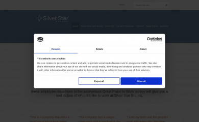 silverstarbrands.com screenshot