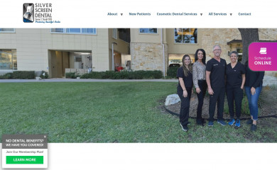 silverscreendental.com screenshot