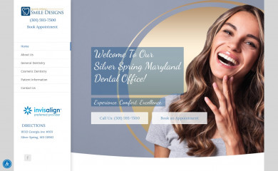 silverspringsmiledesigns.com screenshot