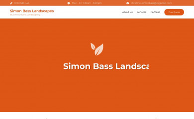 simonbasslandscapes.com.au screenshot