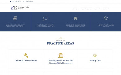 simonkellysolicitor.com screenshot